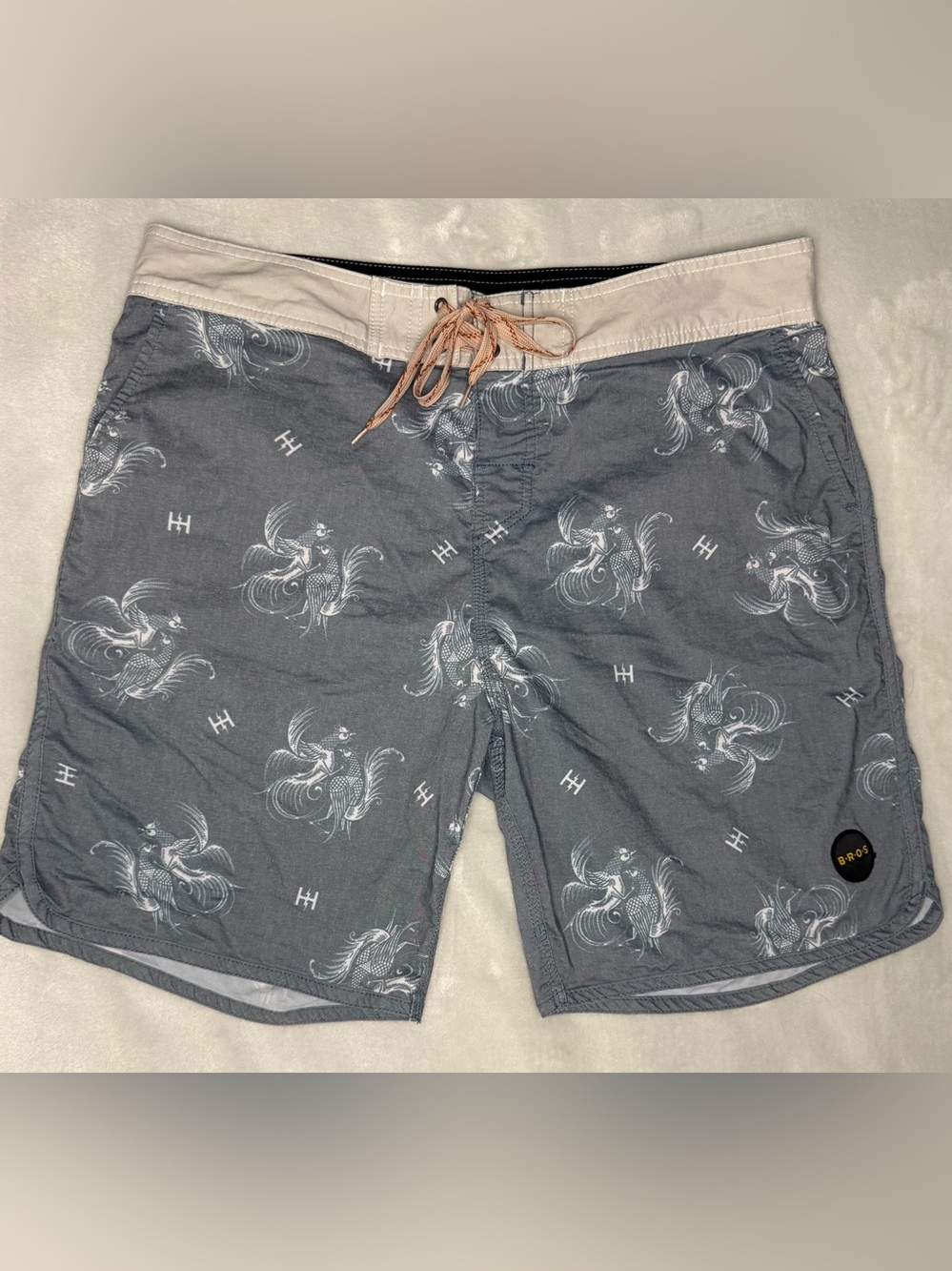 Howler Bros Board Shorts Men’s Sz 36 Dos Gallos Print